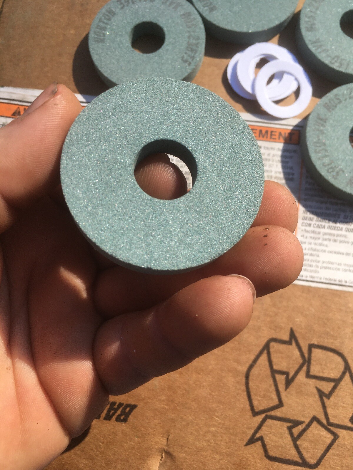 5: Norton 39C150-JVK 2” x .330 x 5/8 Silicone Carbide Tool Post Grinder Wheel