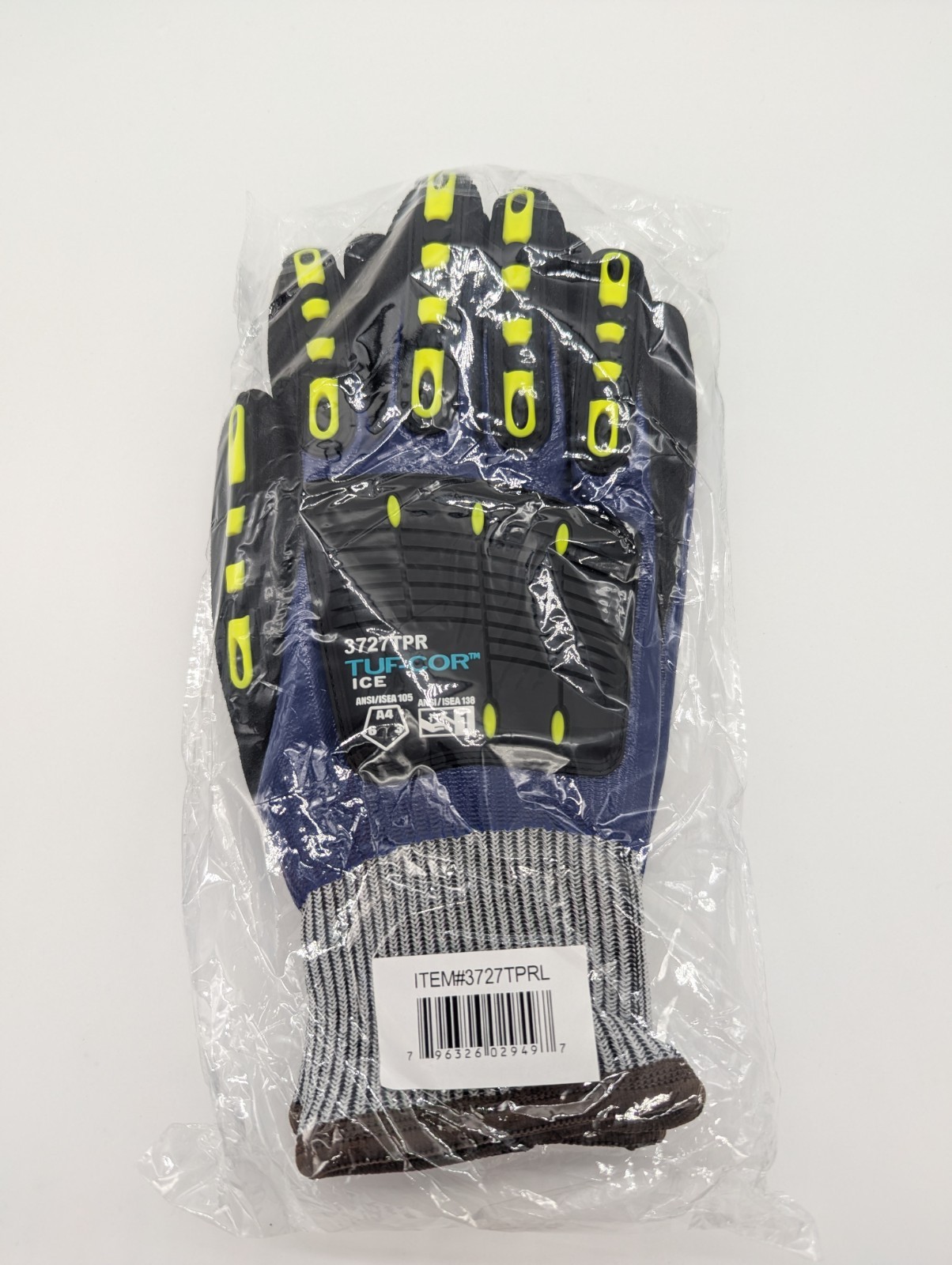 Cordova TUF-COR Impact Gloves Sz. L Cut Resistant Safety Work Heavy Duty 13ga.