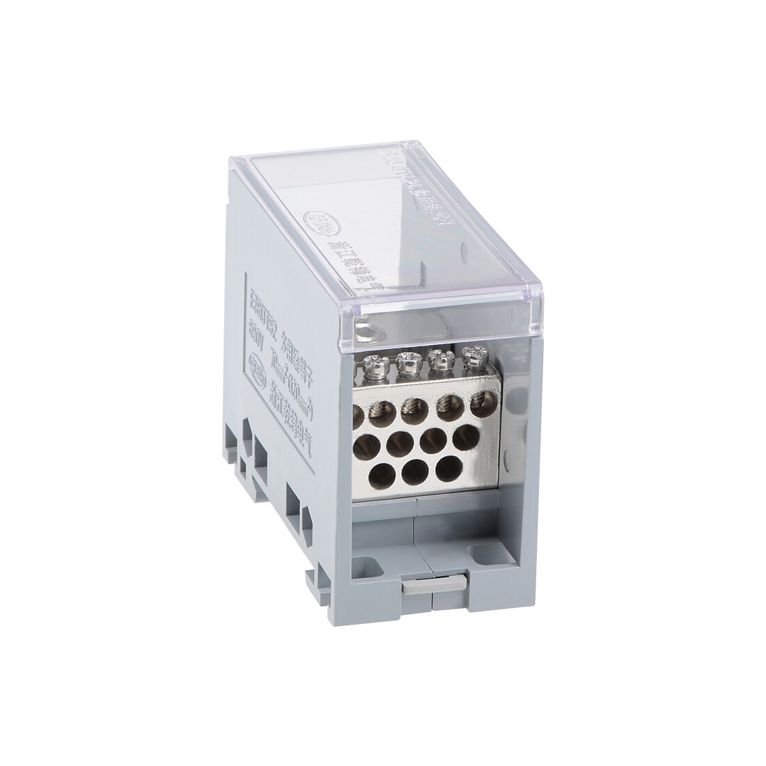1 Input 12 Output 35mm DIN Rail Terminal Connectors Distribution Block