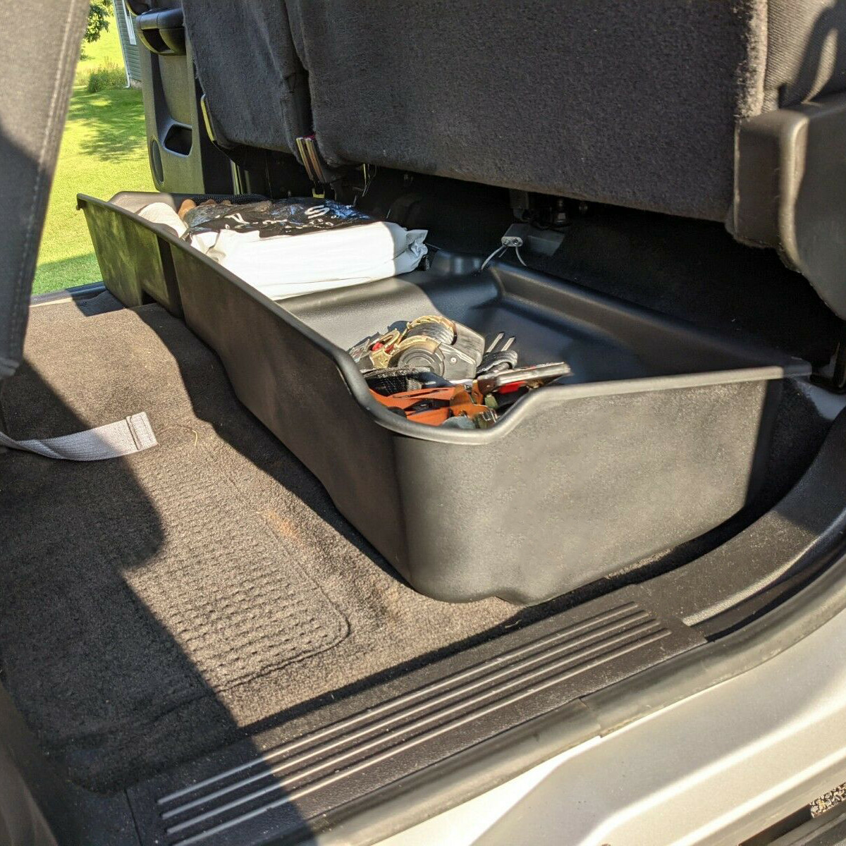 For 2007-2013 Chevy GMC Silverado Sierra Underseat Storage Box Extended Cab
