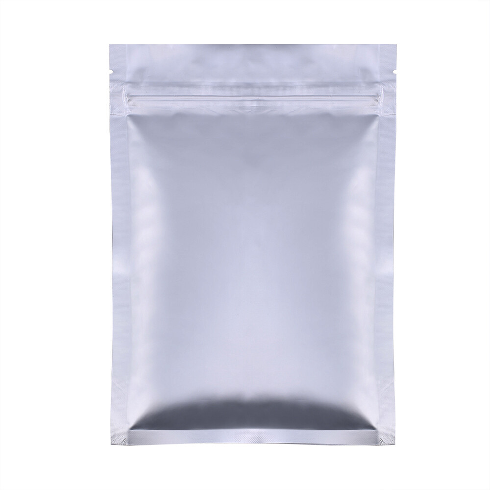 New Flat Silver Heavy Duty Mylar QuickQlick™ Bag Pouches Variety Sizes