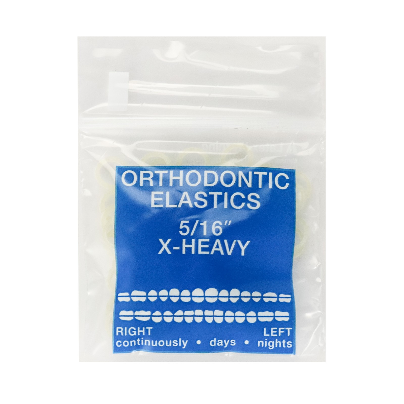 Dental Ortho Elastics Latex Braces Extraoral Orthodontic Rubber Bands 100pcs/bag