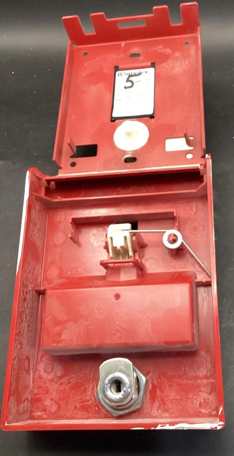 Simplex Red 596B Non-Coded Signaling Device Manual Fire Alarm No Key