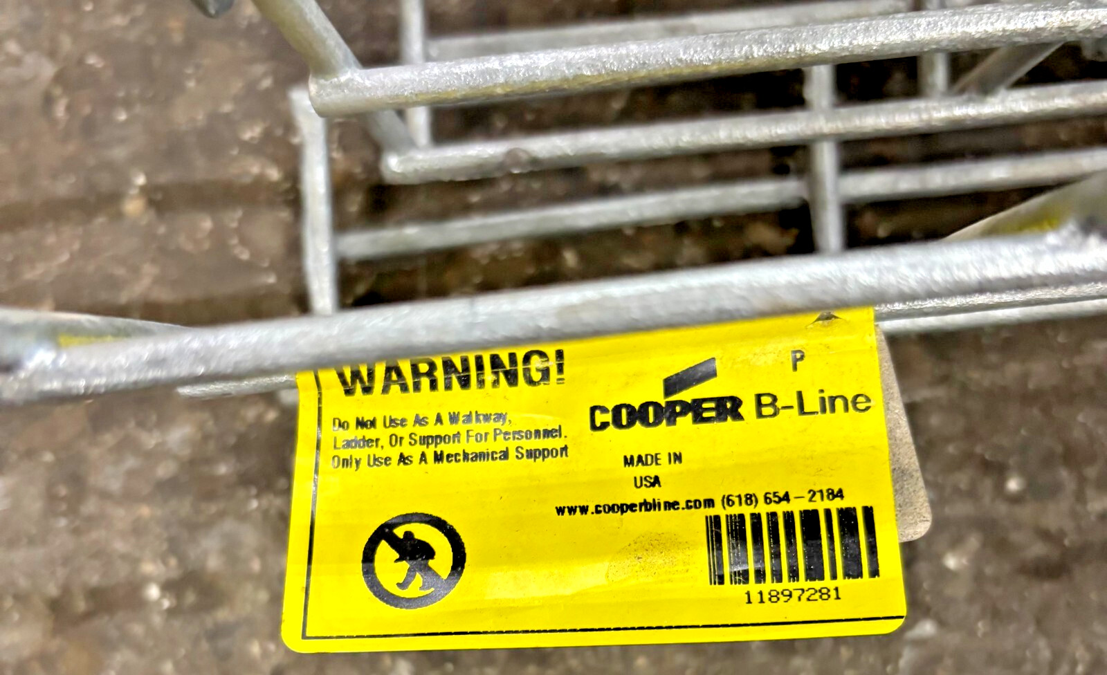 COOPER B-LINE CABLE TRAY LOT OF 10 FT2X6X10 ELG FIBER DUCT 2″X6″ LENGTH 3 METERS
