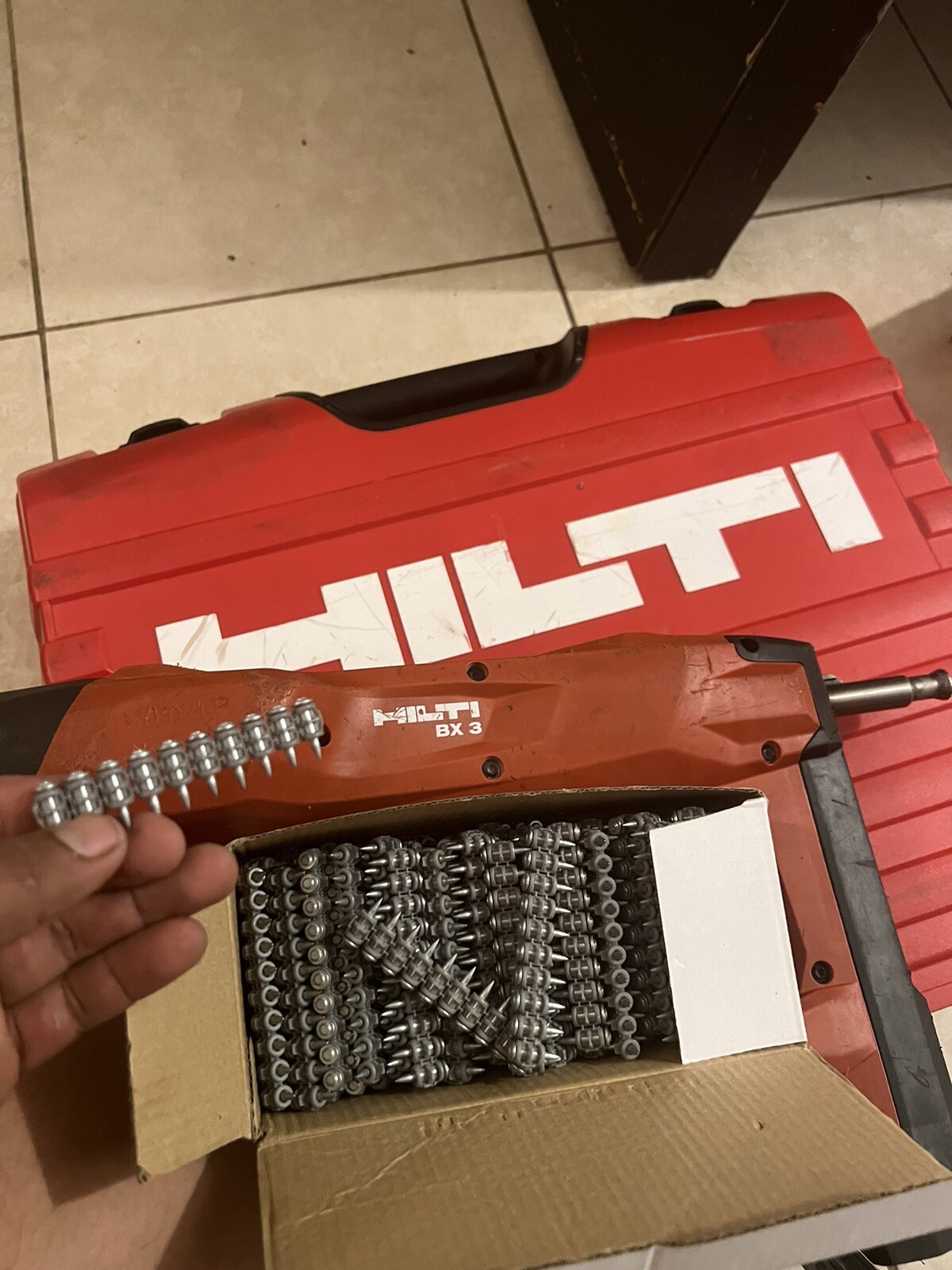 1000x Concrete Nails for Hilti Bx3 (19mm) -Pins For Hilti Bx3 Nailgun