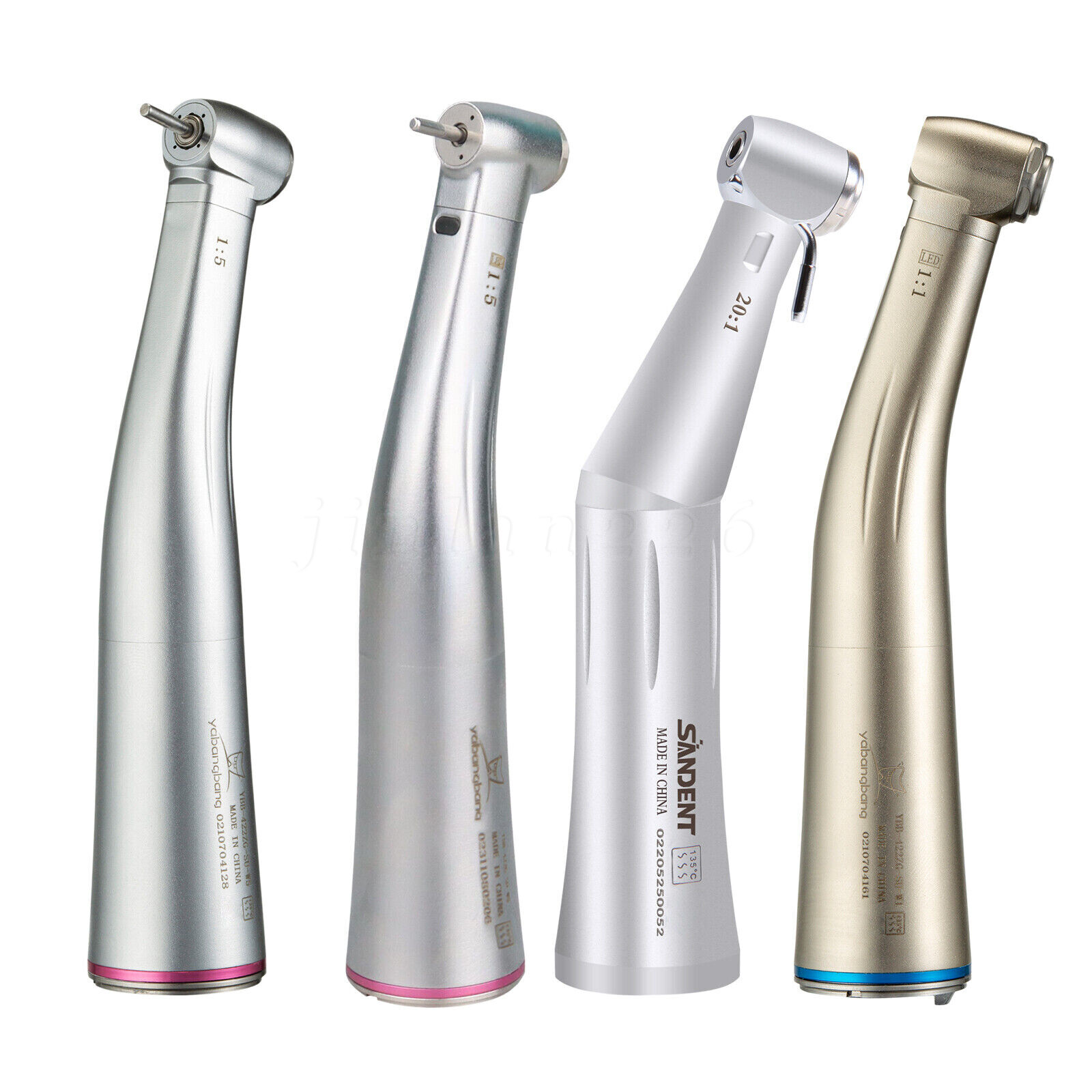 NSK Estilo Dental 20:1 1:5 1:1 LED Contra Angulo Baja Velocidad Pieza de Mano US