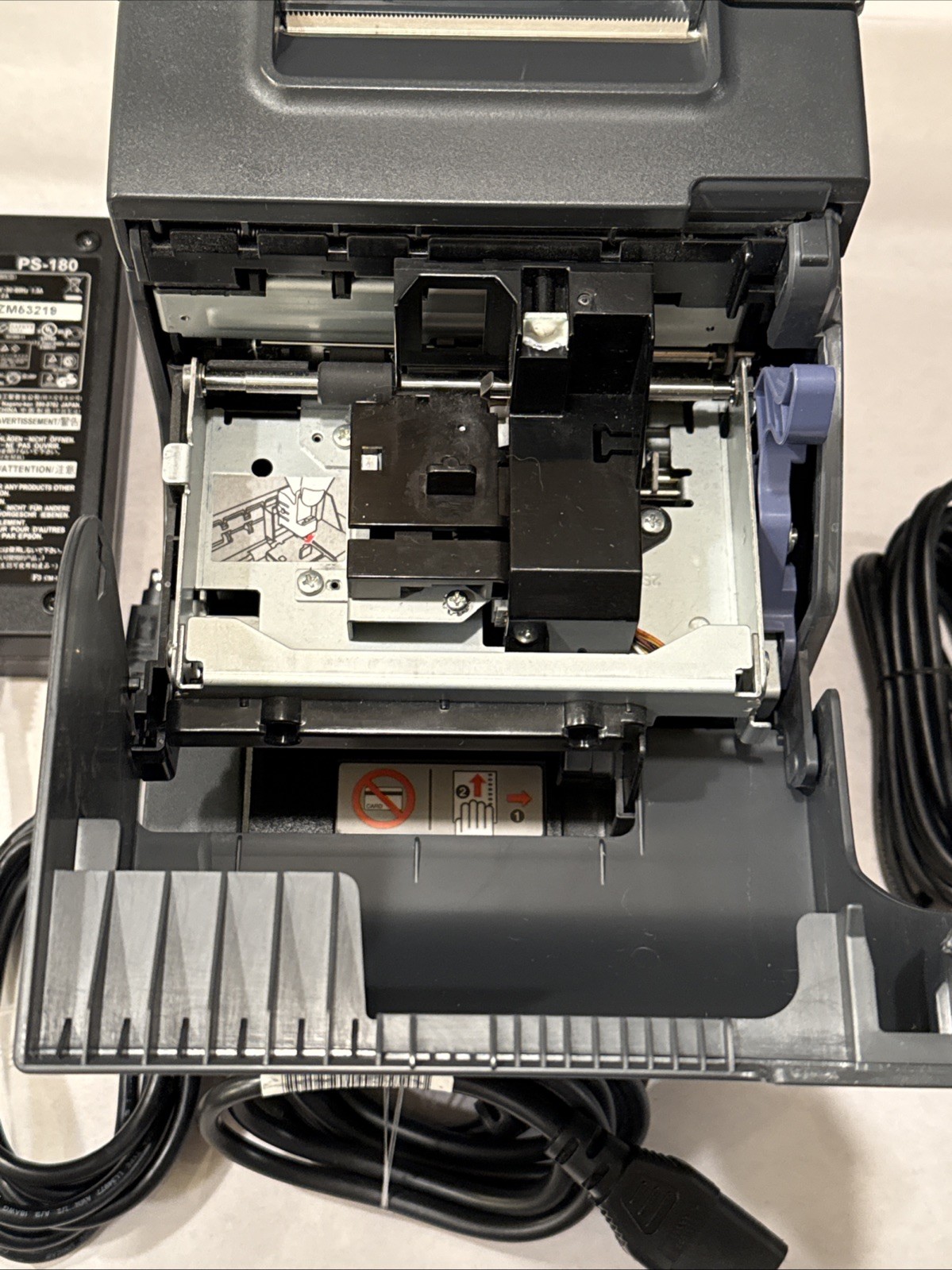 Epson TM-H2000 M255A Thermal POS Receipt Printer With Power Cord & USB Cord