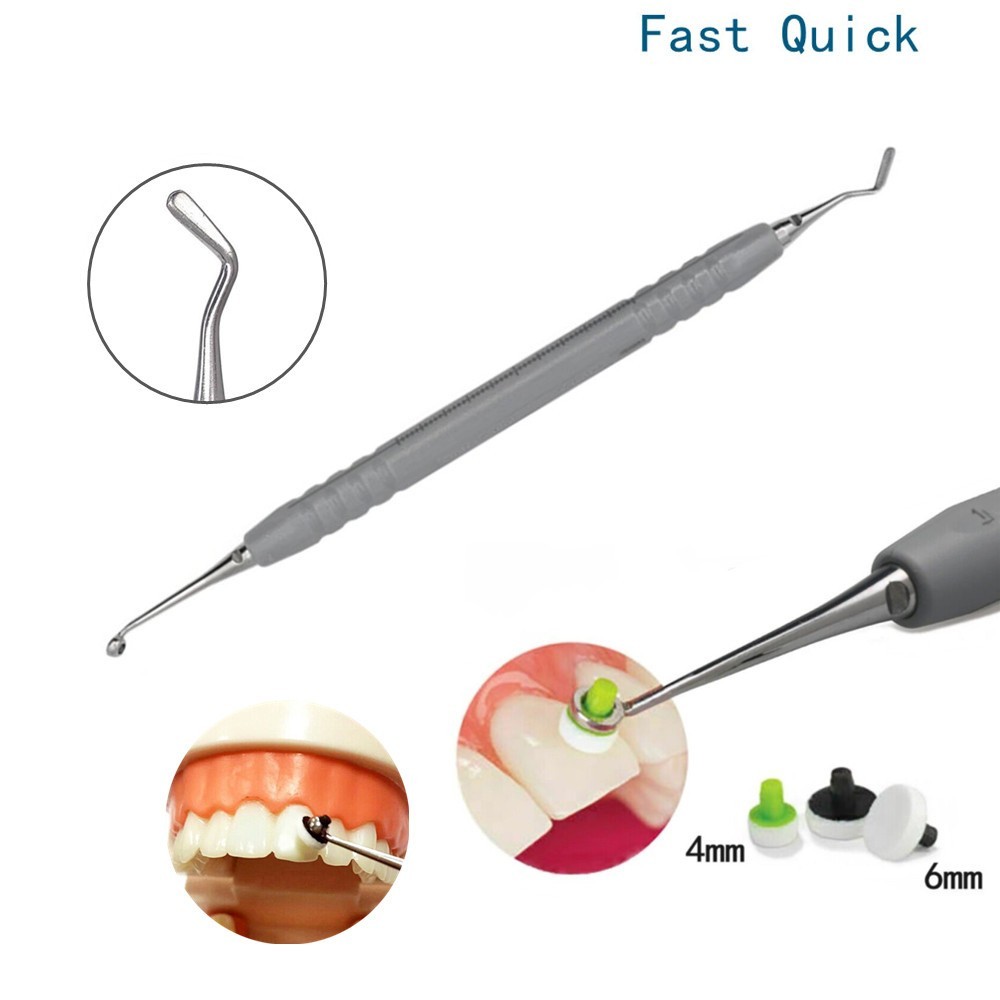 Dental OptraSculpt Foam Pads Kit Veneer Composite Resin Filling Spatula Handle