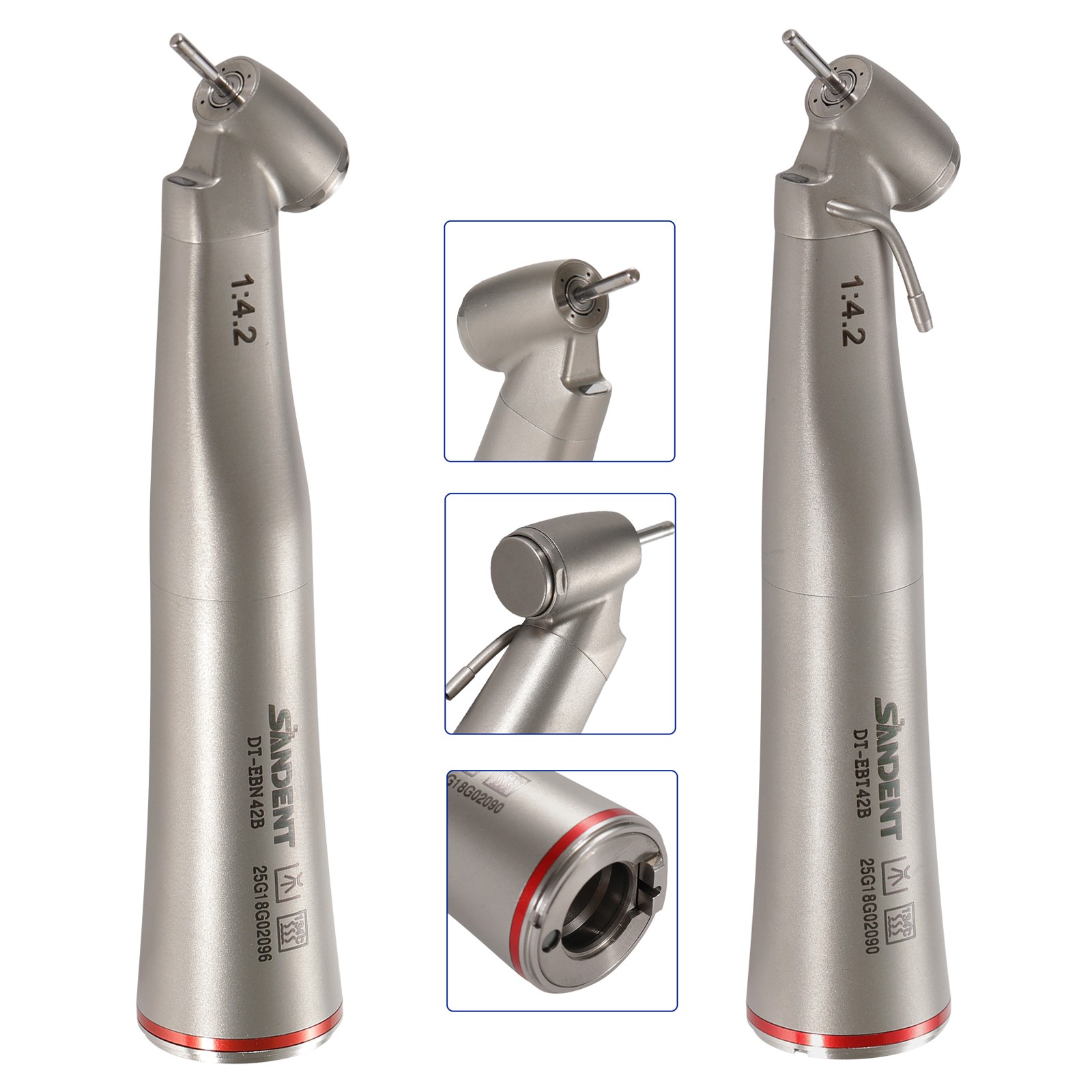 Dental 45° Angle Electric Handpiece 1:4.2 Fiber Optic Surgical NSK Ti Max Z45L