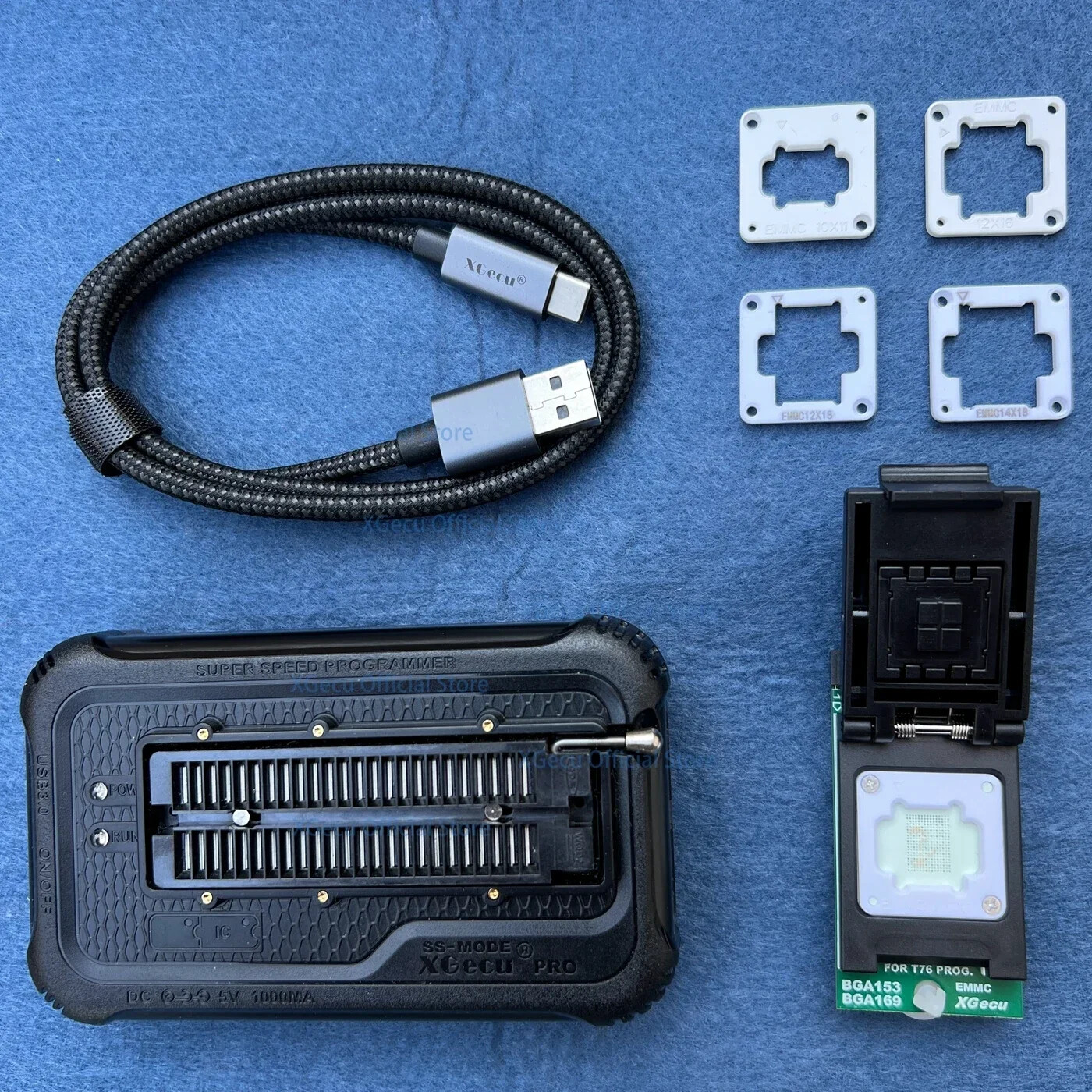 XGecu T76 USB3.0 Universal Programmer for EEPROM NOR NAND EMMC+BGA153/169adapter
