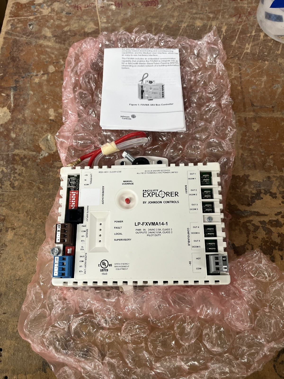 VAV BOX CONTROLLER LP-FXVMA14-1