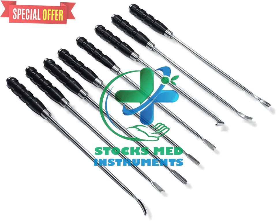 8 pcs Set of Cement Retractor Hip Surgery Orthopedic Instrument