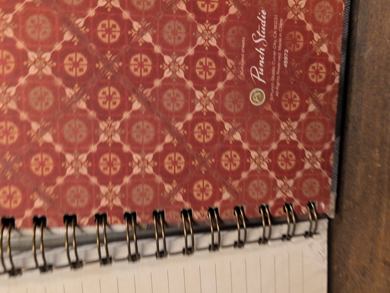 Punch Studio Spiral Notebook 104 Lined Pages. Puppy On Front Cover New Cute