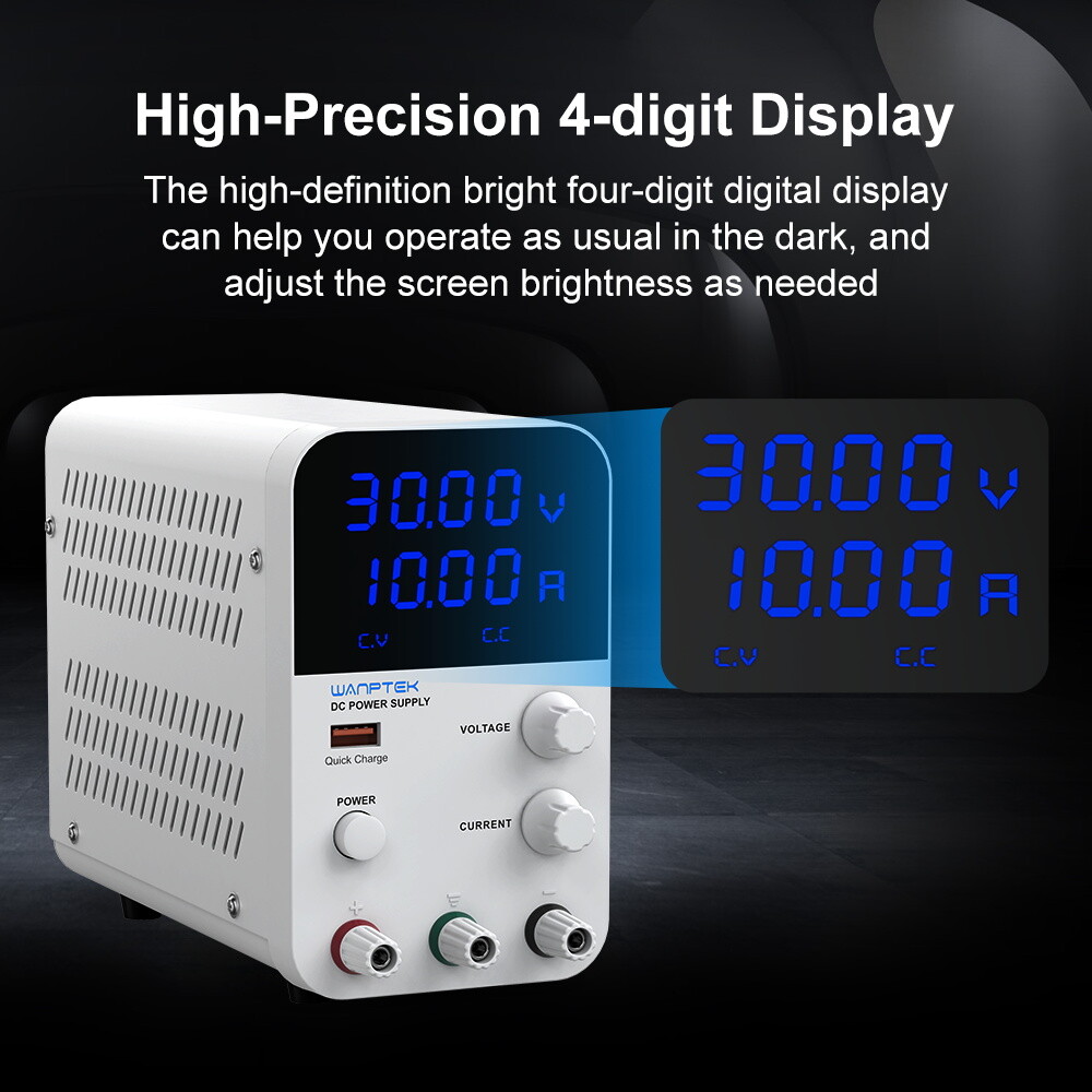 0-30V 5A adjustable Lab DC power supply Bench Variable Programmable power Source