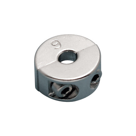 STAINLESS STEEL 2 PART WIRE CLAMP, STOP CLAMP 5/32″ (S0720-0004)