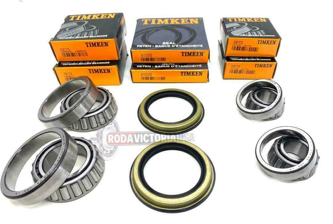 Ford Ranger 2wd Front Wheel Bearings & Seals Kit 1995-2011 (2 sides) TIMKEN