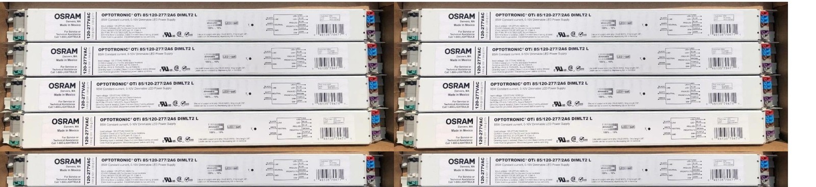 (10 ballasts) Sylvania 79471 Oti-85/120-277/2A6-Diml-T2-L