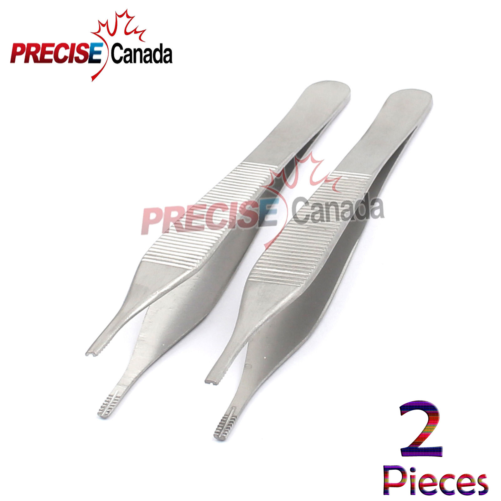 PRECISE CANADA 2 Adson Brown Forceps 4.75″
