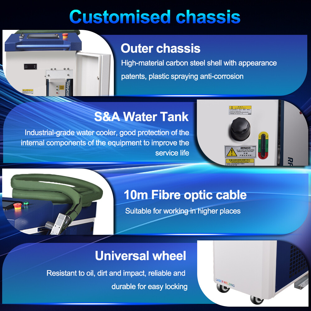 2000W Raycus 4 in 1 Combo Handheld Laser Welder Metal Cutting Cleaning Machine