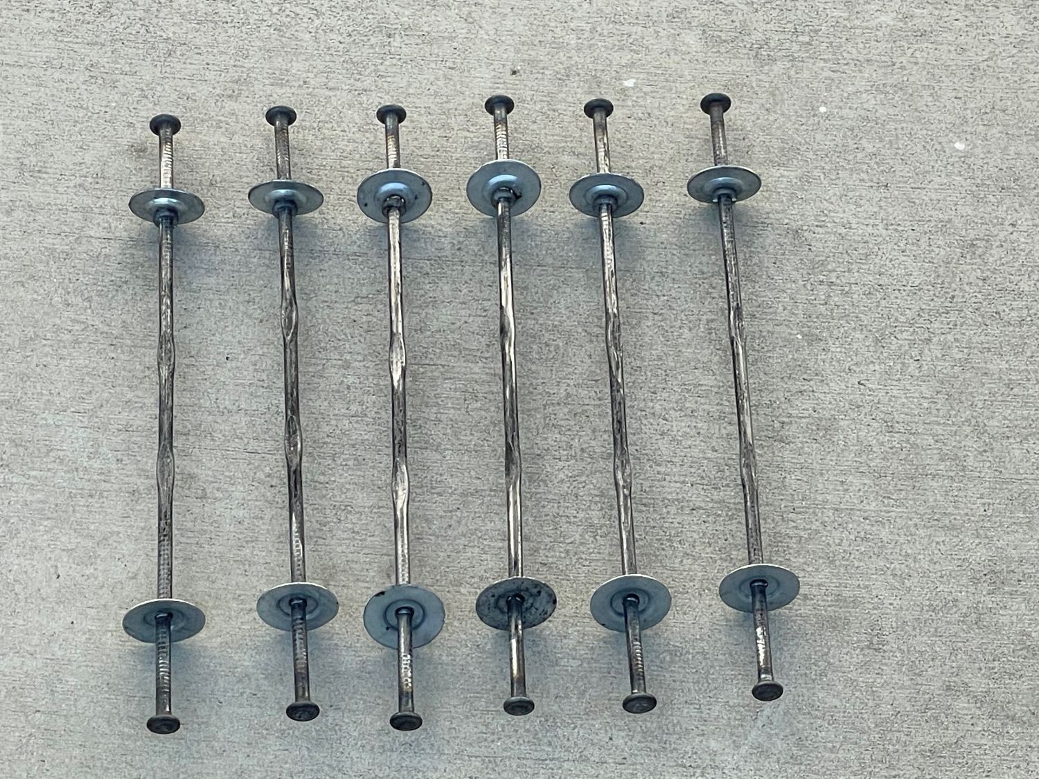 Sandbaggy 8″ x 1 ⅝» Standard Snap Ties for Concrete Forms – 1″ Cup Loose Washer
