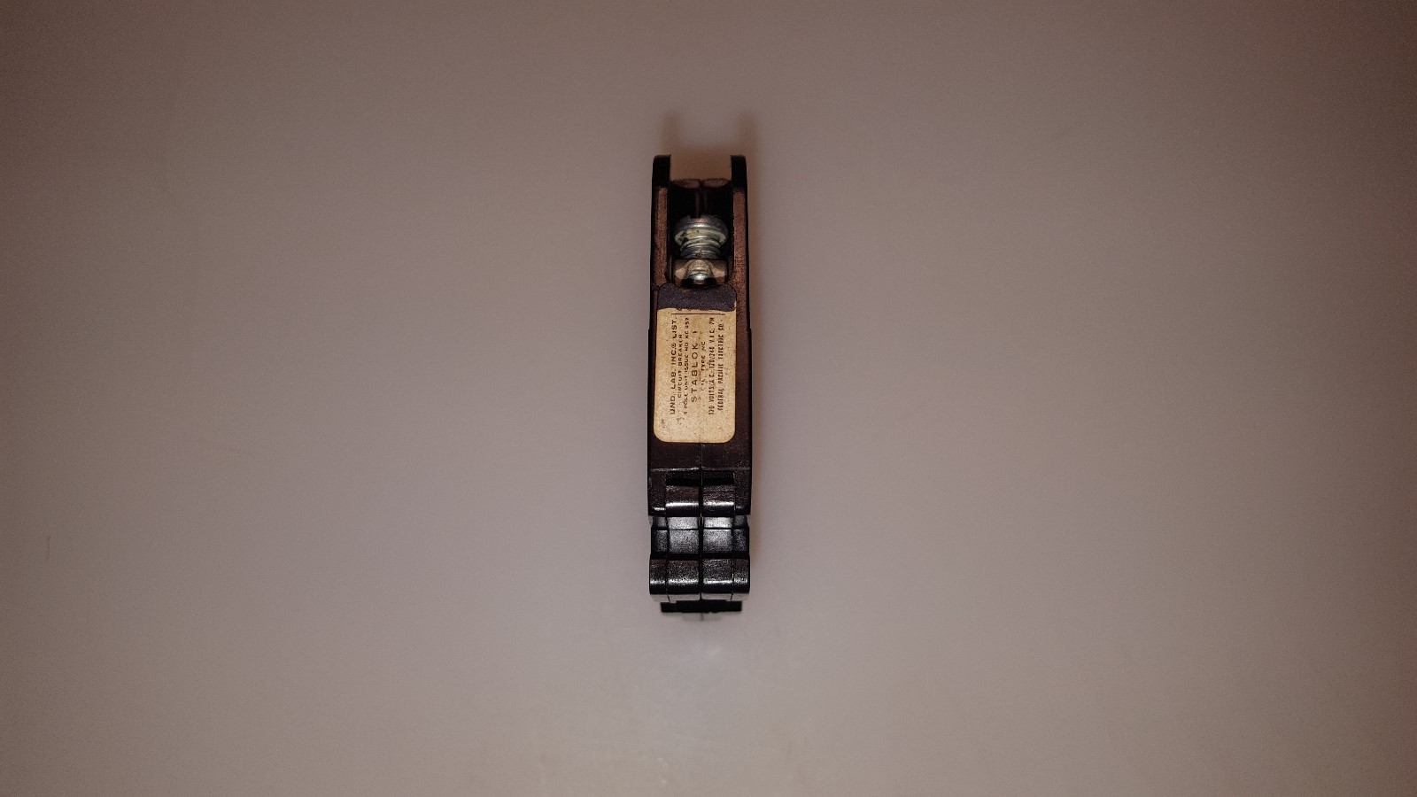 Federal Pacific FPE NC120 Thin 1 Pole 20 Amp Breaker Challenger RED Handle