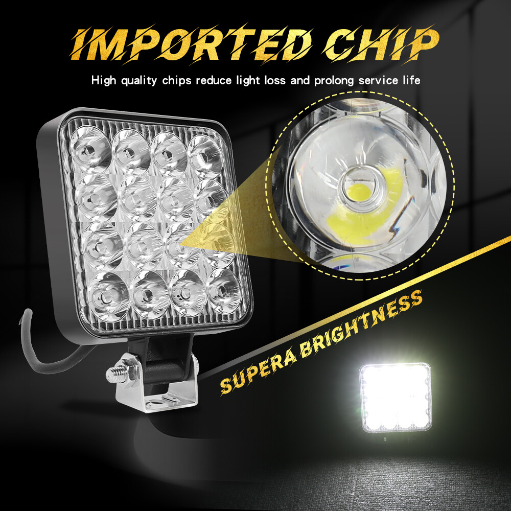 10PCS LED WORK Lights for Caterpillar Skid Steers Excavator Forklift Loader Car