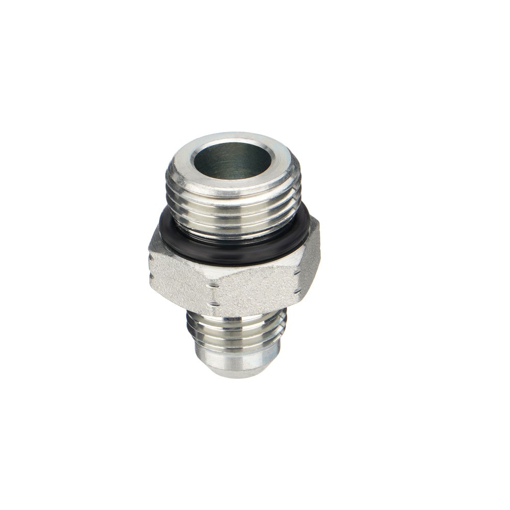 10 Pack 3/8″ JIC 37° Male x #8 SAE/ORB Male Hydraulic Hose Adapter Fittings New