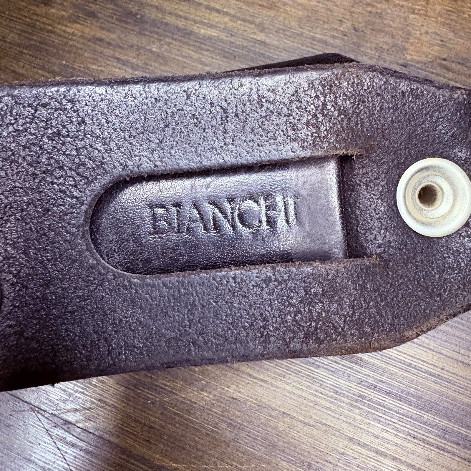 Bianchi Key Ring Pouch, Quite Key Keeper, Hook And Loop Closure