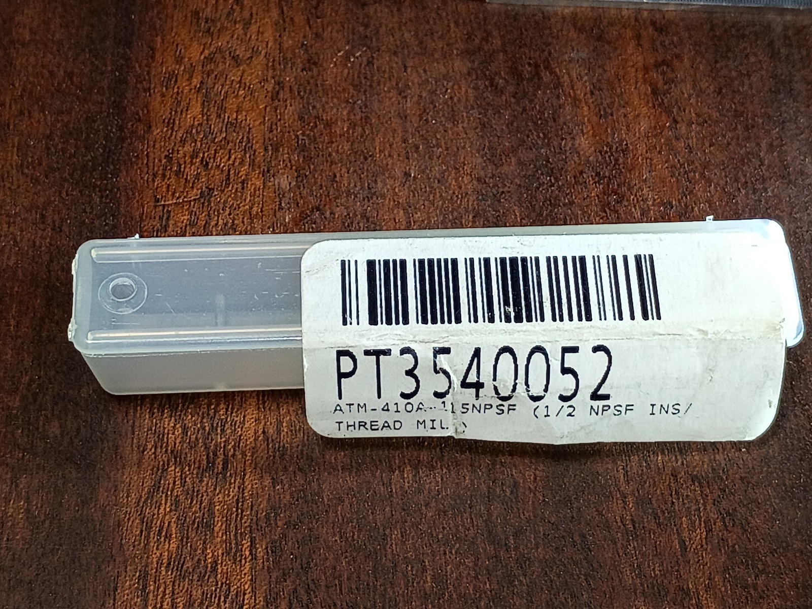 Advent Thread Mill ATM-410A115NPSC 11.5 Pitch NPS Carbide Insert 60° Flank 20° C