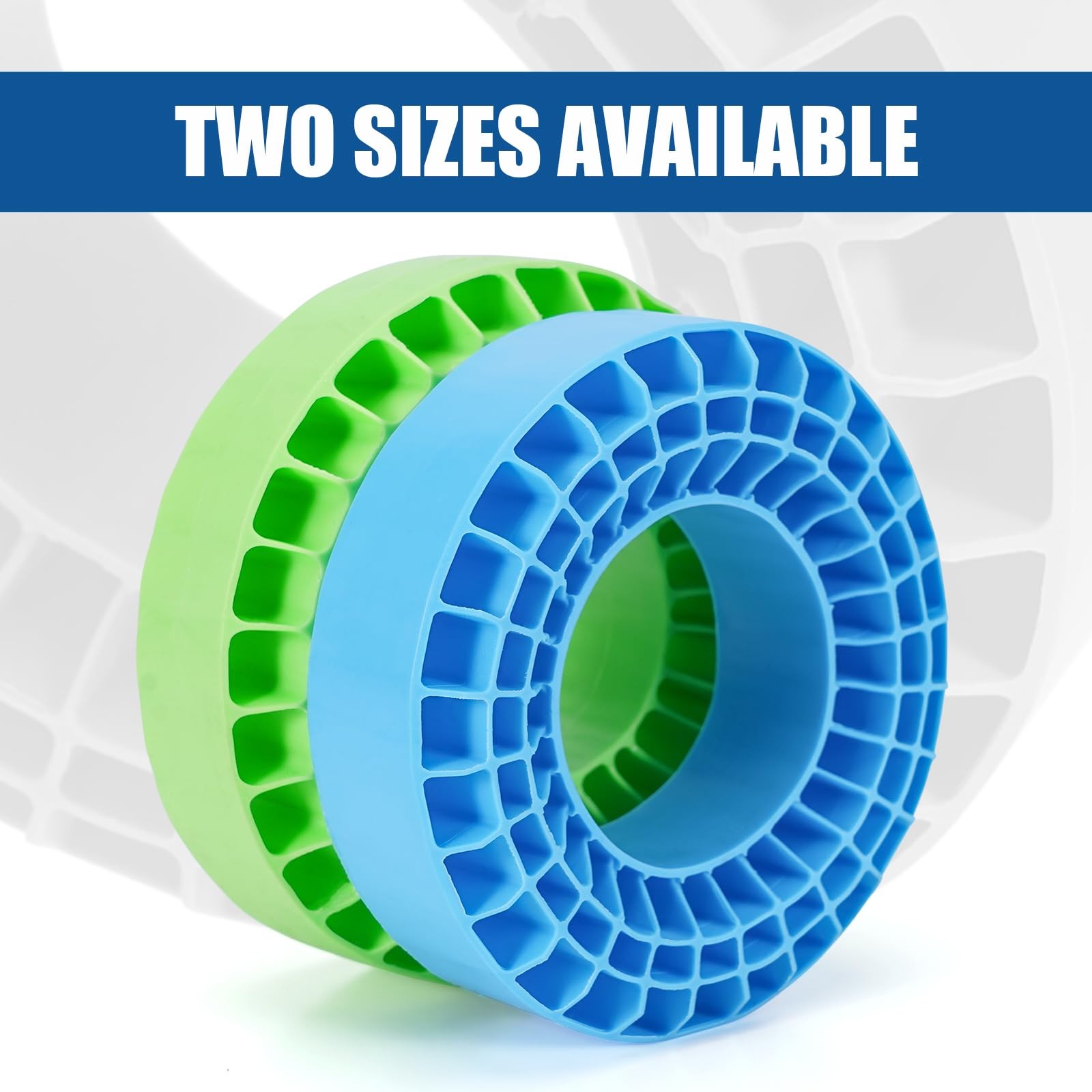 INJORA Silicone Rubber Inserts Foam for 106-108mm 1.9″ Tires(Blue) Small, Blue