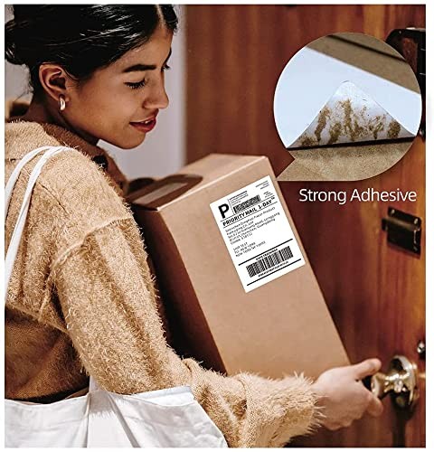 2 Rolls 4×6 Direct Thermal Labels, 250 Labels/Roll, 1” Core, Zebra 2844 ZP-4…