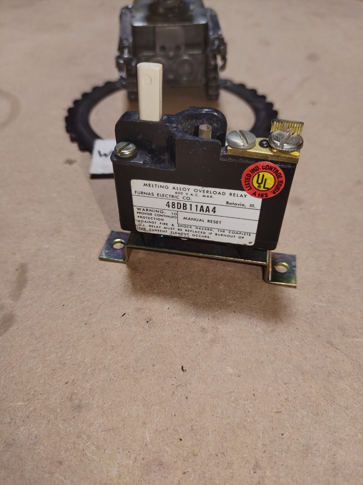 FURNAS 48DB11AA4 OVERLOAD RELAY =New W/ Shelf Wear= Read desc