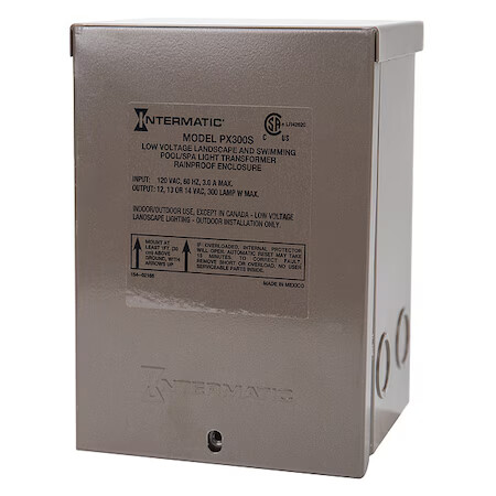 Intermatic Px300s Transformer 300w Stainless Steel Enclosure 120v to 12-14v