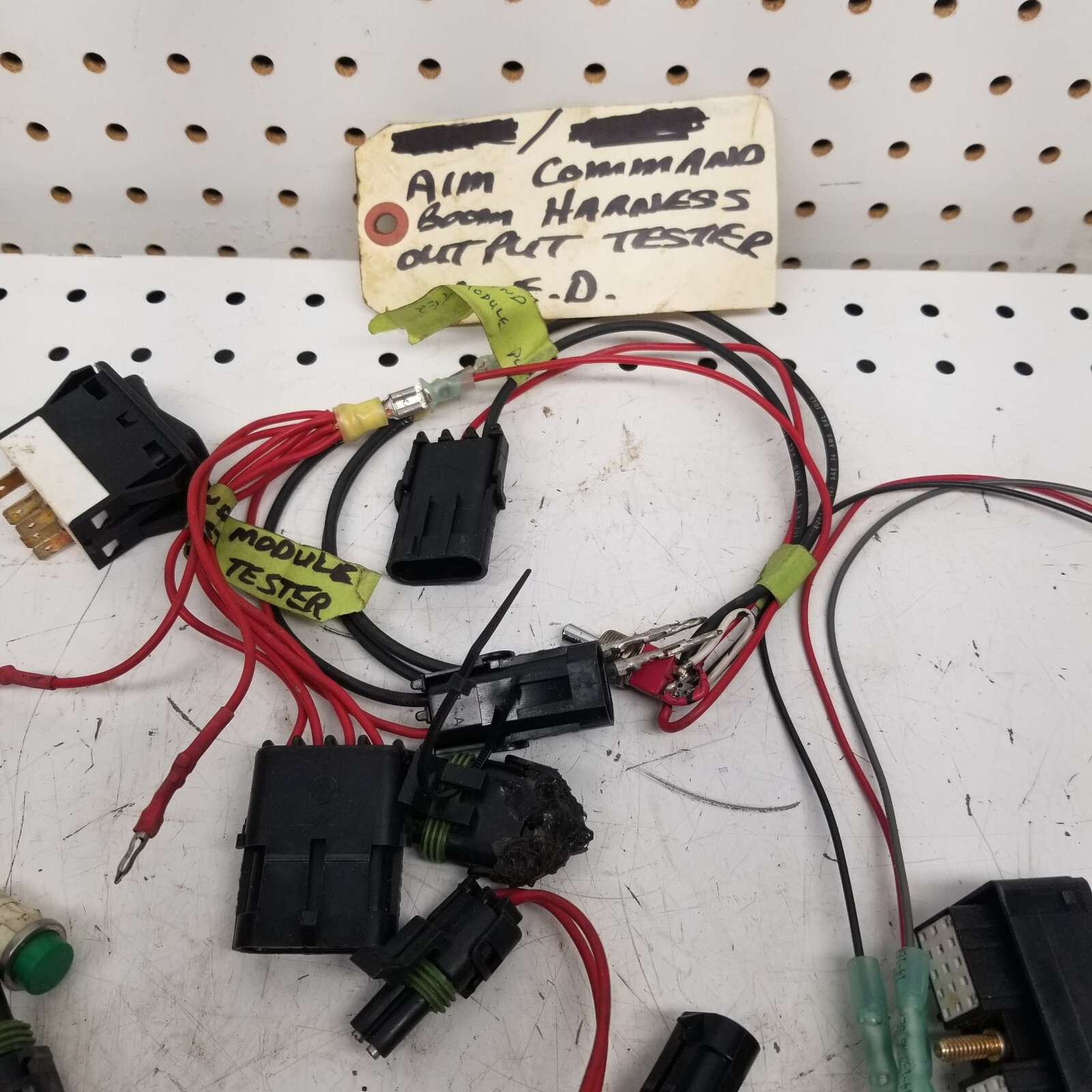AIM COMMAND BOOM HARNESS TESTER L.E.D. CNH CASE ih PATRIOT SPRAYER Wire Harness