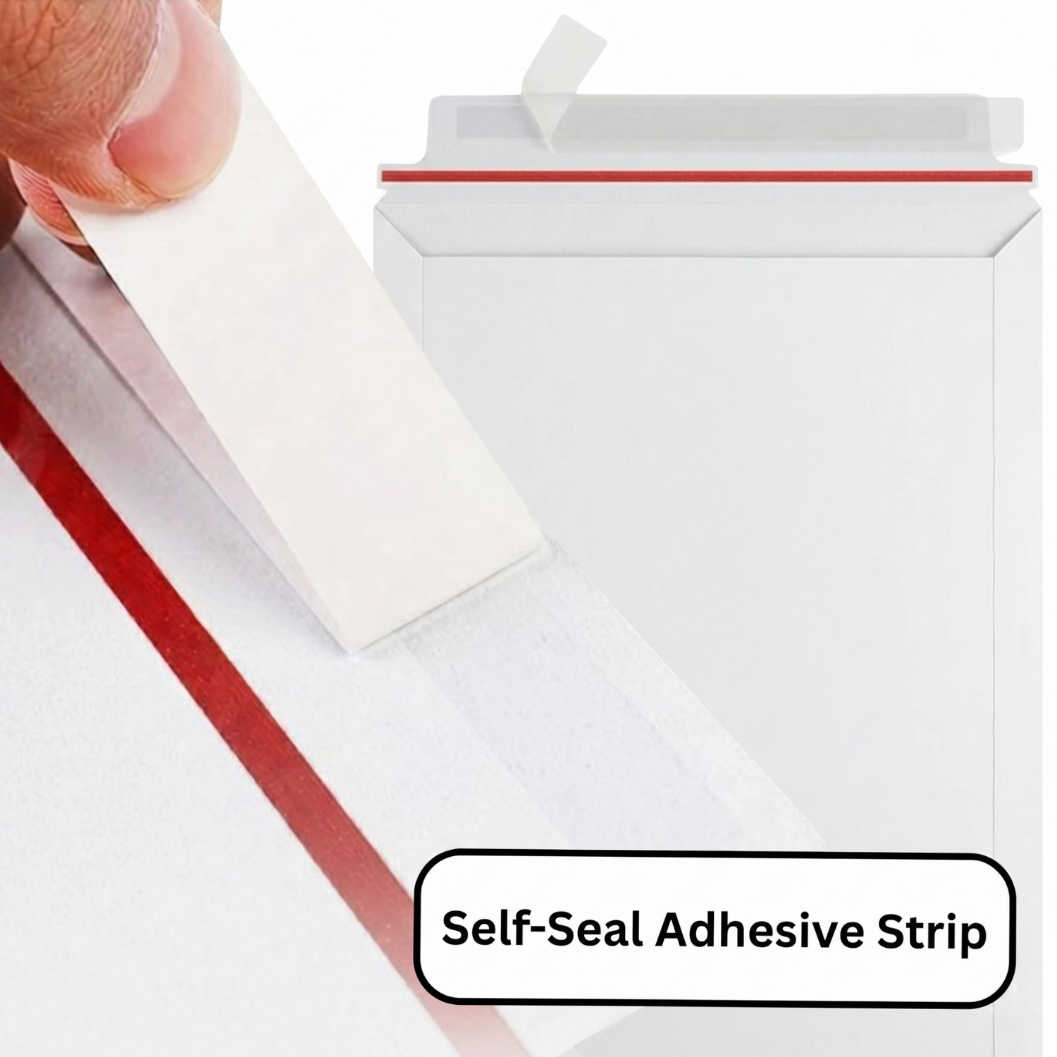 Rigid Photo Document Mailers Shipping Envelopes White 100 Pieces 9.75″ x 12.25″