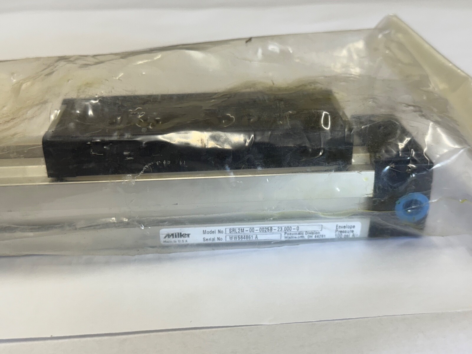 Miller SRL2M-00-0025B-23.000-0 Linear Actuator 23″ 100psi