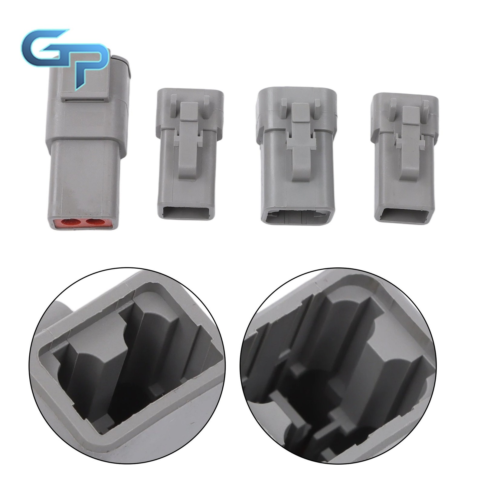 DTP DTHD Connector Kit 1/2/4 Pin with Size 12 Solid Contacts Pin 12-16AWG