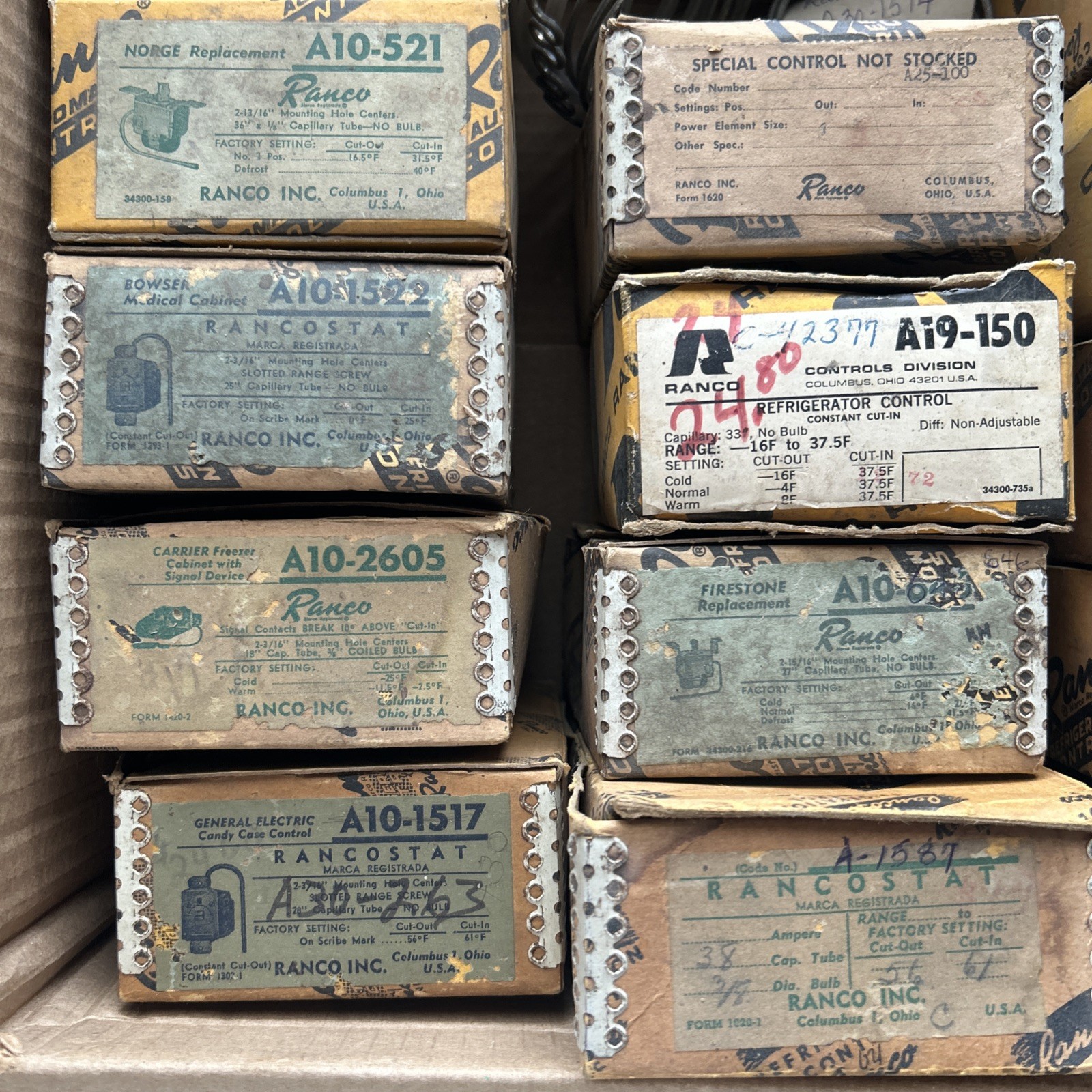 RANCO Thermostat Variety Pick The One You Want Will Sell All For A Reasonable P