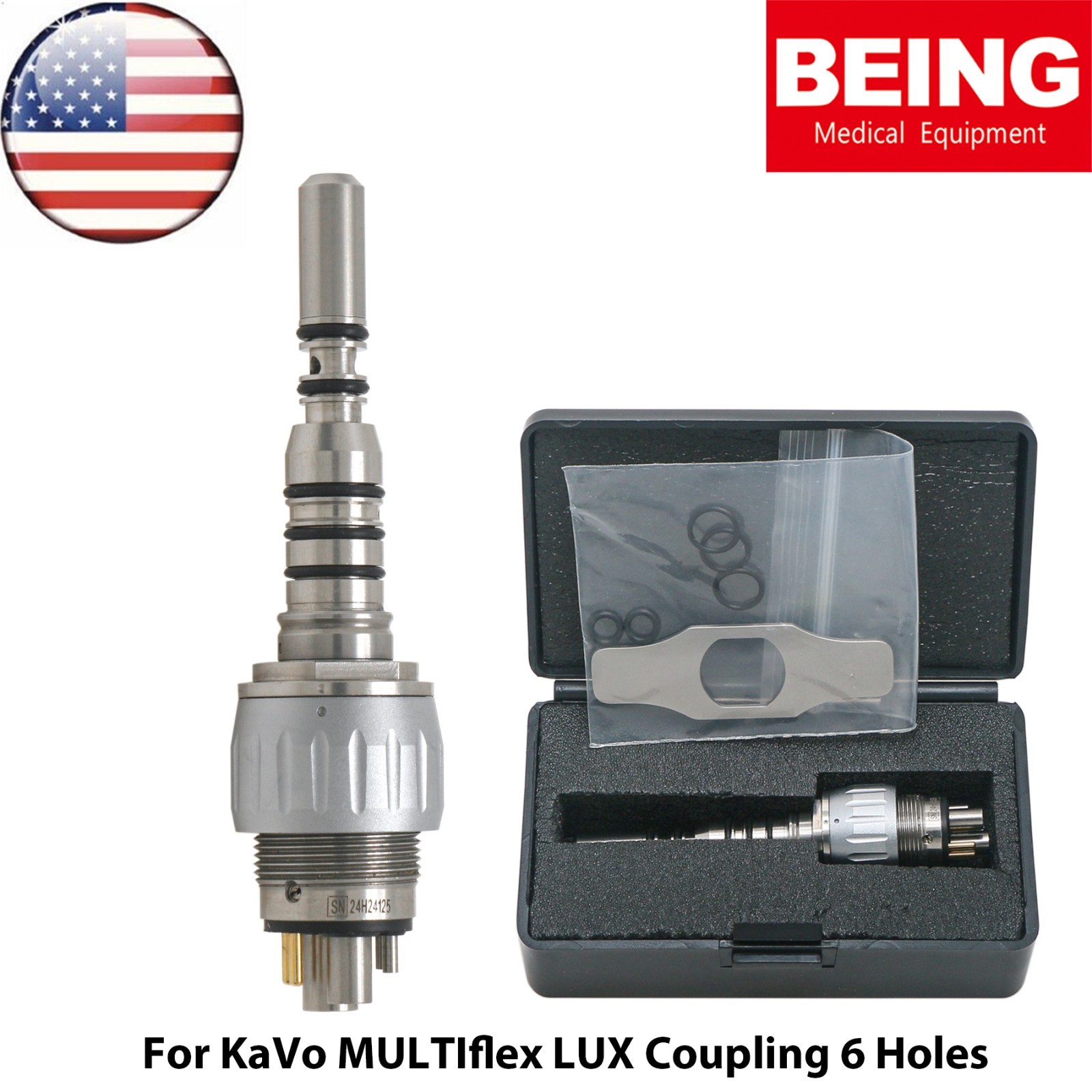 BEING Dental Turbine 45° Angle Surgical Handpiece Fiber Optic For KAVO MULTIflex