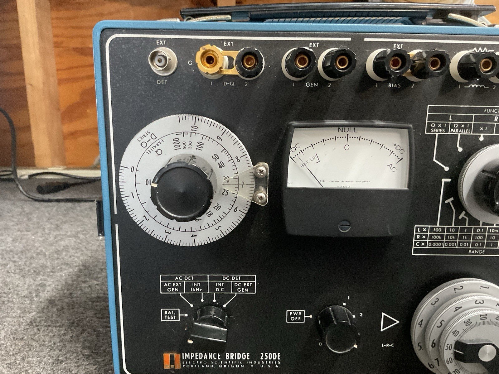 Electro Scientific Portable Impedance Bridge 250DE