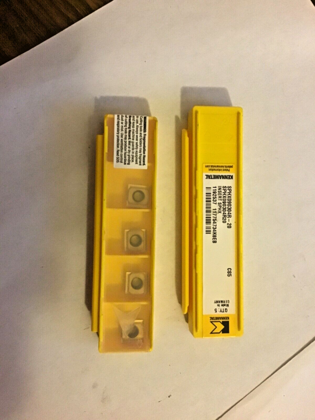 Kennametal Milling inserts. SPHX090304R-20 CS5 (1box of 5pcs) (2 available)