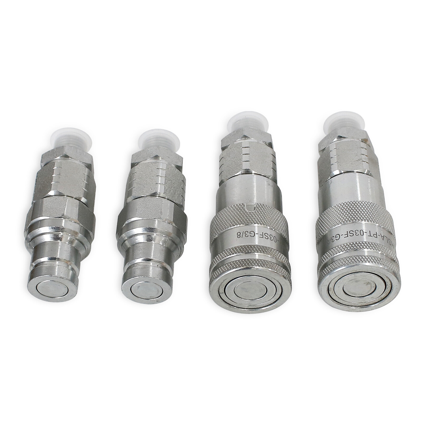 3/8 – DIN 8L -Quick Connect Adapters Fitting Set For Mini Excavator Chinese USA