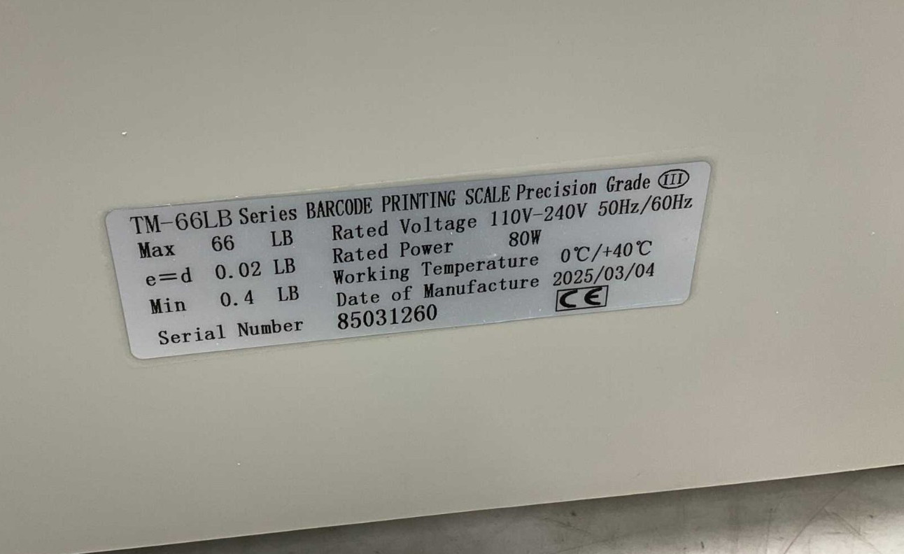 Bonvoisin BVS-121 Barcode Printing Precision Grade Scale