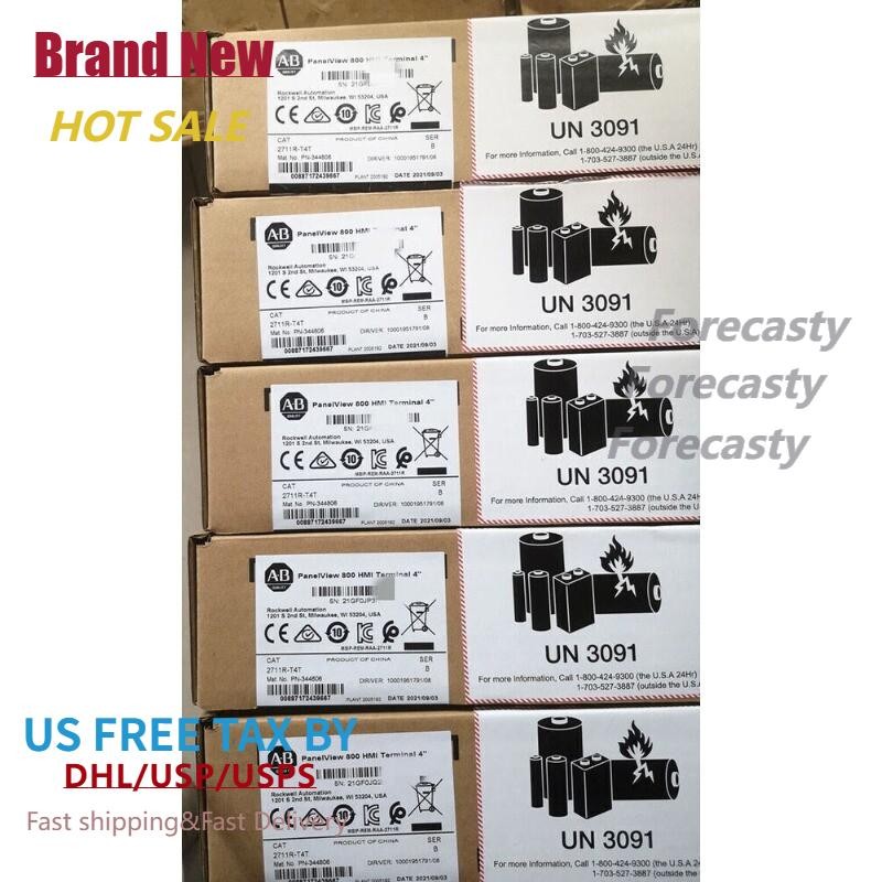 New Sealed AB 2711R-T4T PanelView 800 4-inch HMI Terminal 2711RT4T Fast