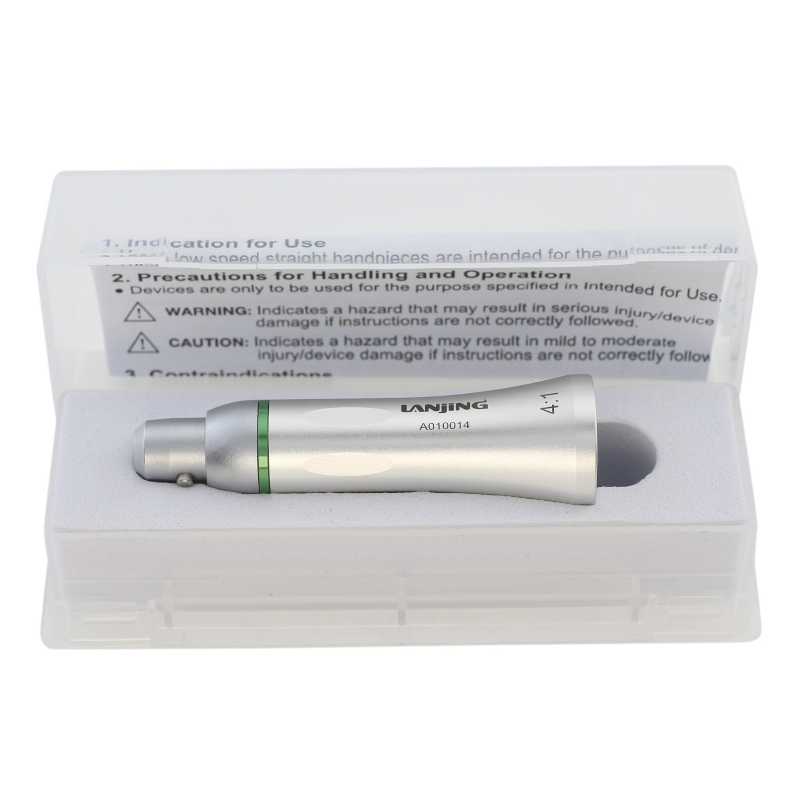 Dental Hygiene Prophy Handpiece Mini Straight Nose Cone 4:1 HP-44M NSK Bien Air