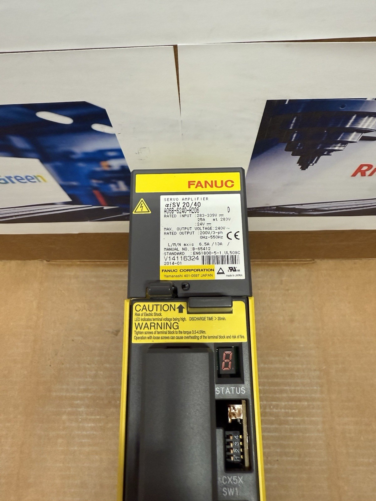 FANUC Servo Amplifier A06B-6240-H206 Free 30 Days Return US NDA Available