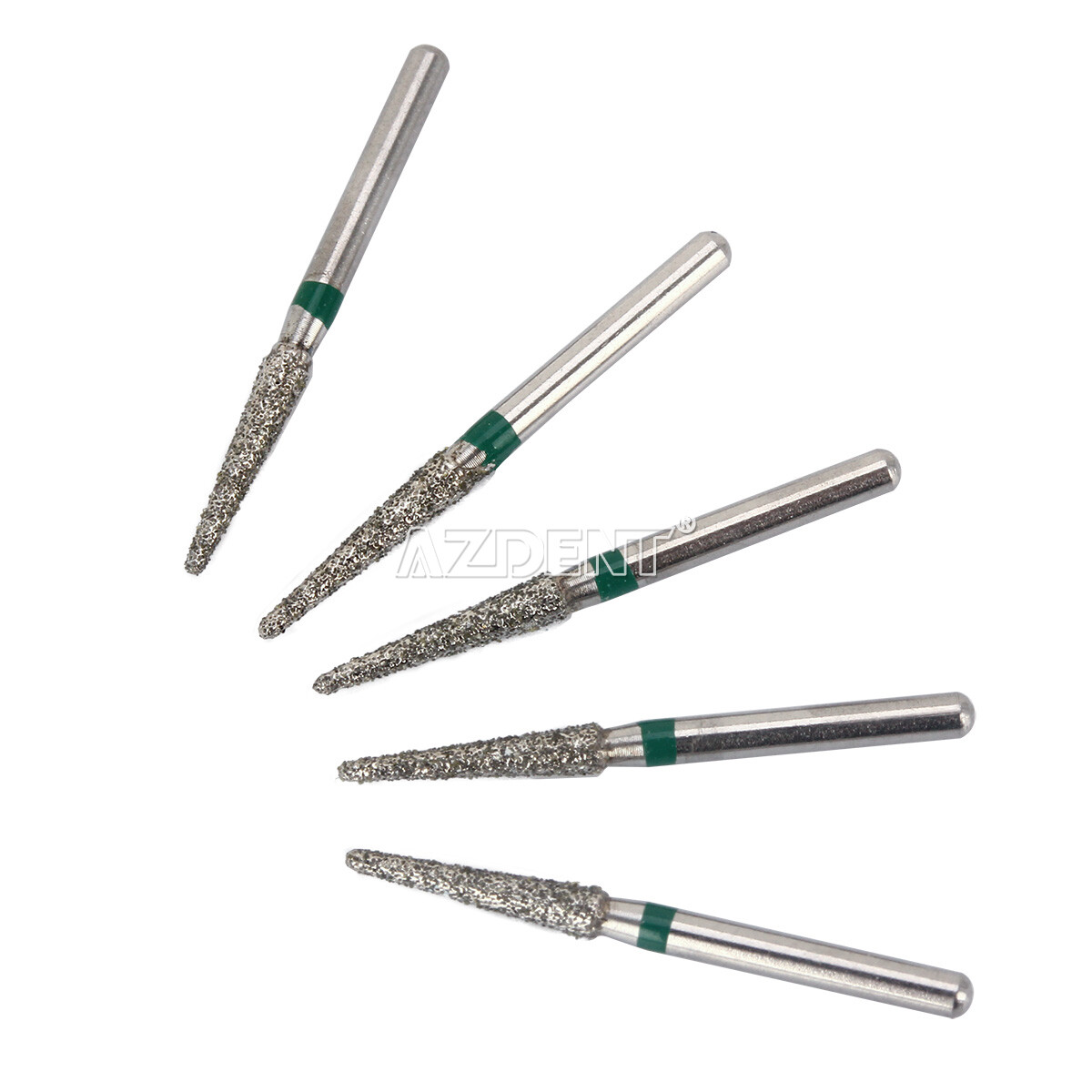 20X (100pcs) 100 Types AZDENT Dental Diamond Burs for High Speed Handpiece