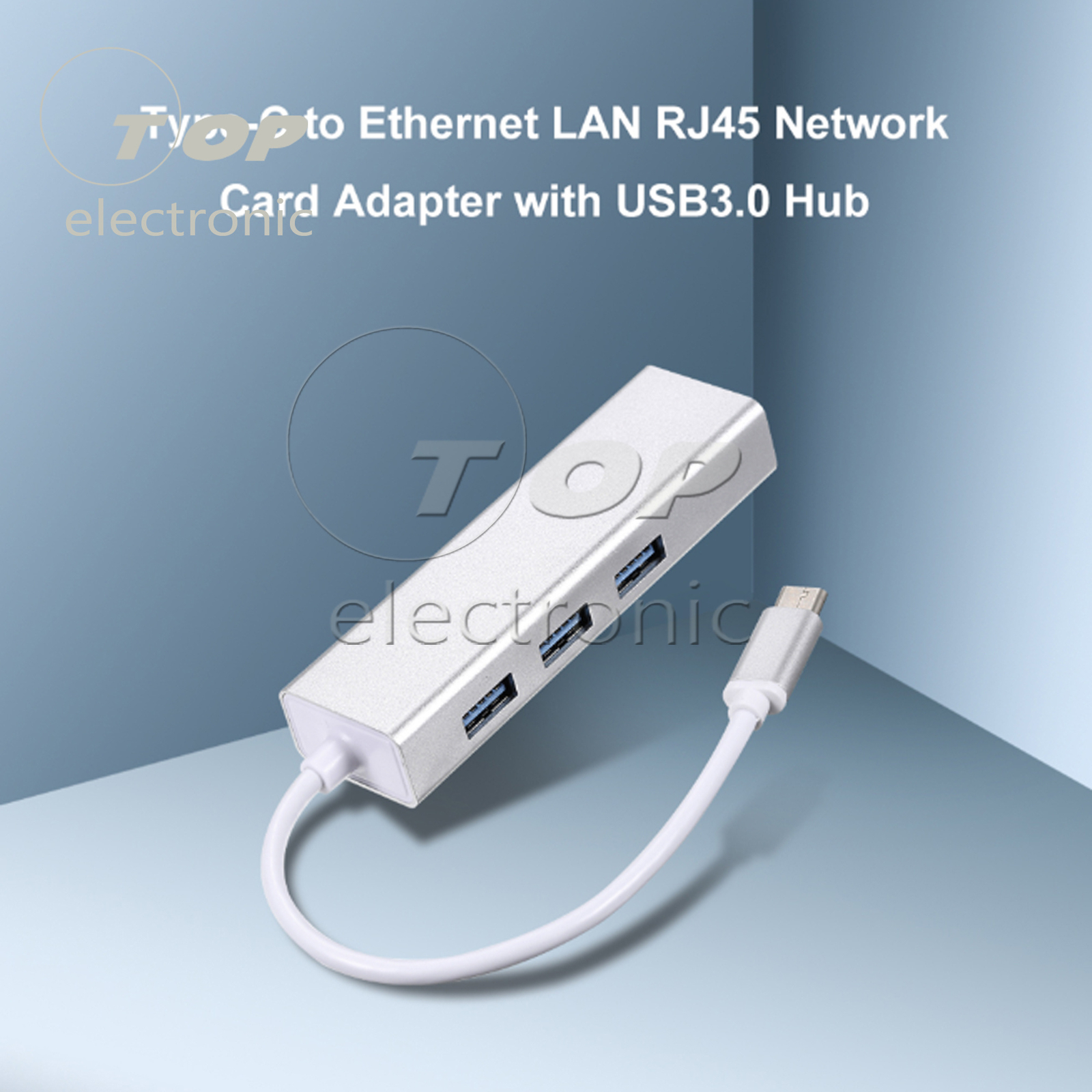 5 in 1 Type C to 4K HDMI USB 3.0 PD Charging Ethernet RJ45 Port Adapter Hub
