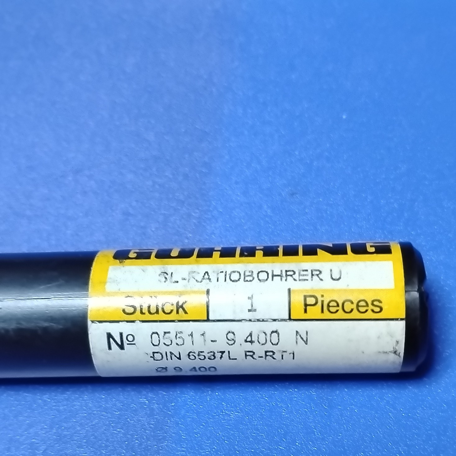 Guhring R-RT1 Solid Carbide Jobber Drill Bit 9.400 mm 05511-9.400 N
