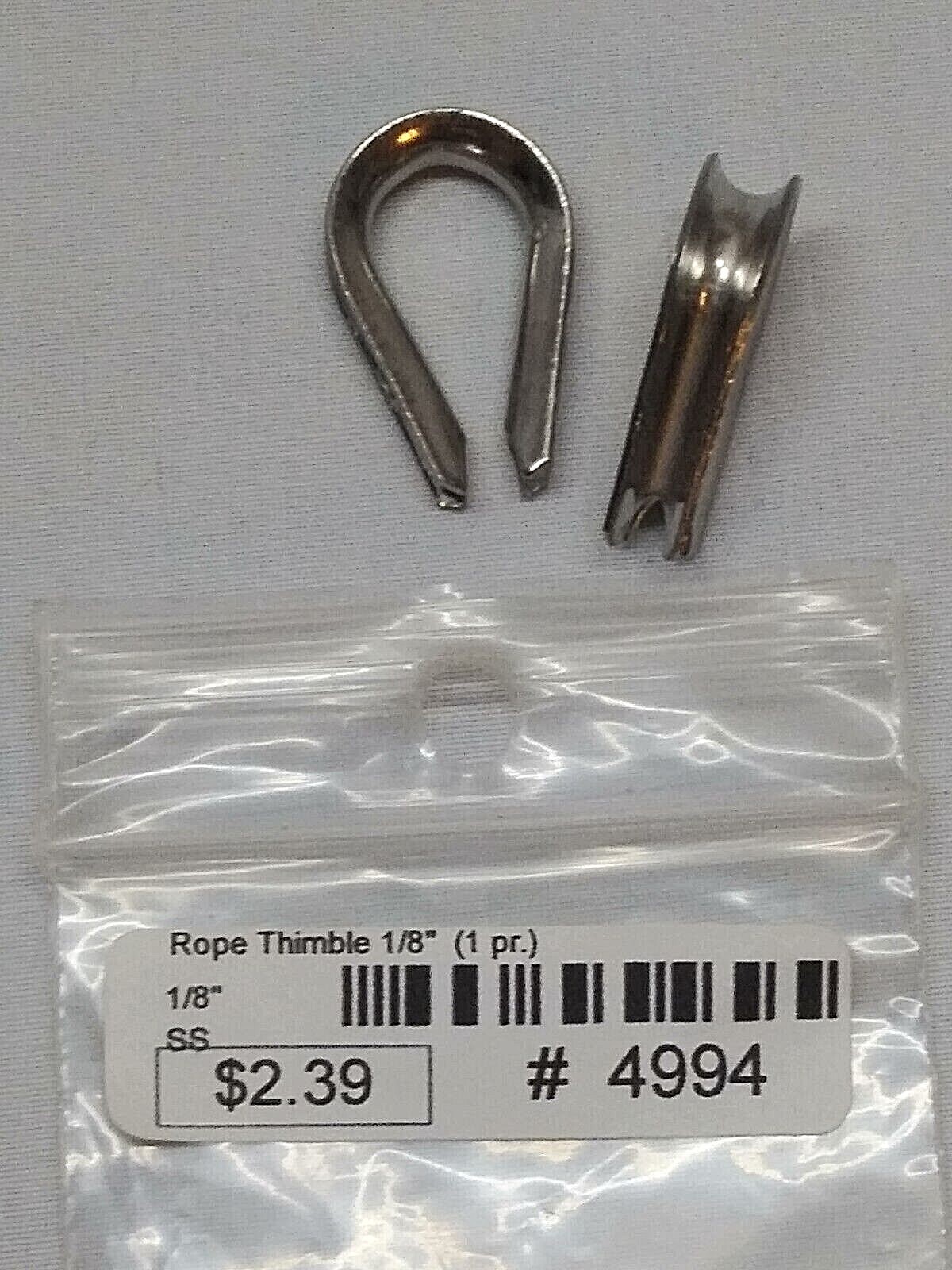 Seachoice Rope Thimble-Stainless Steel (2/Pk) (CHOOSE) NEW